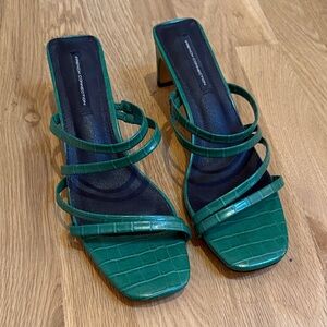 French Connection Emerald Strappy Heels